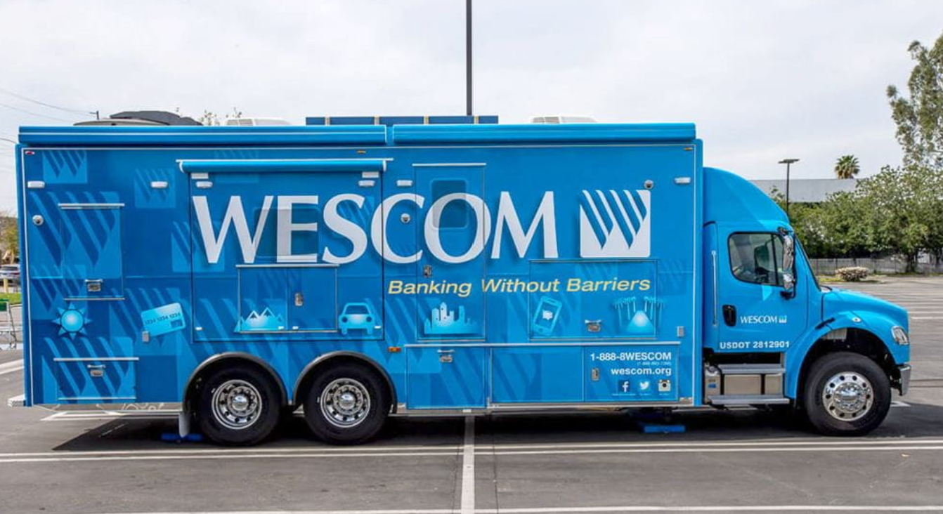 Wescom Mobile Banking Branch "Big Blue"