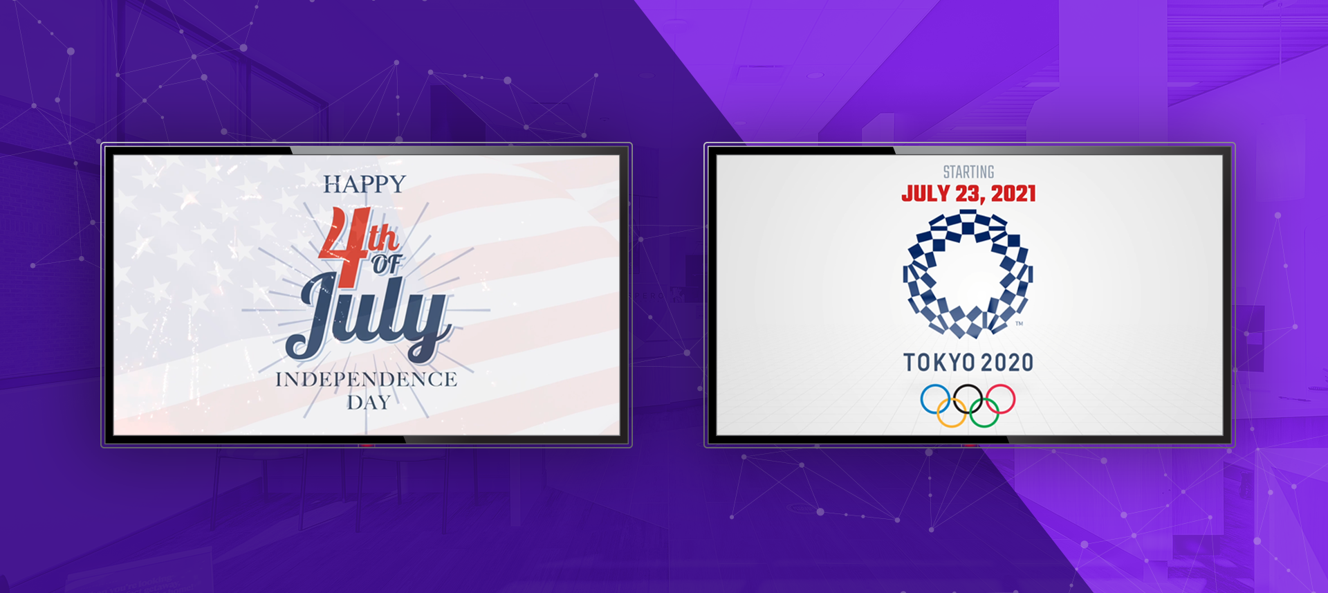 Free Digital Signage Content: July Holidays