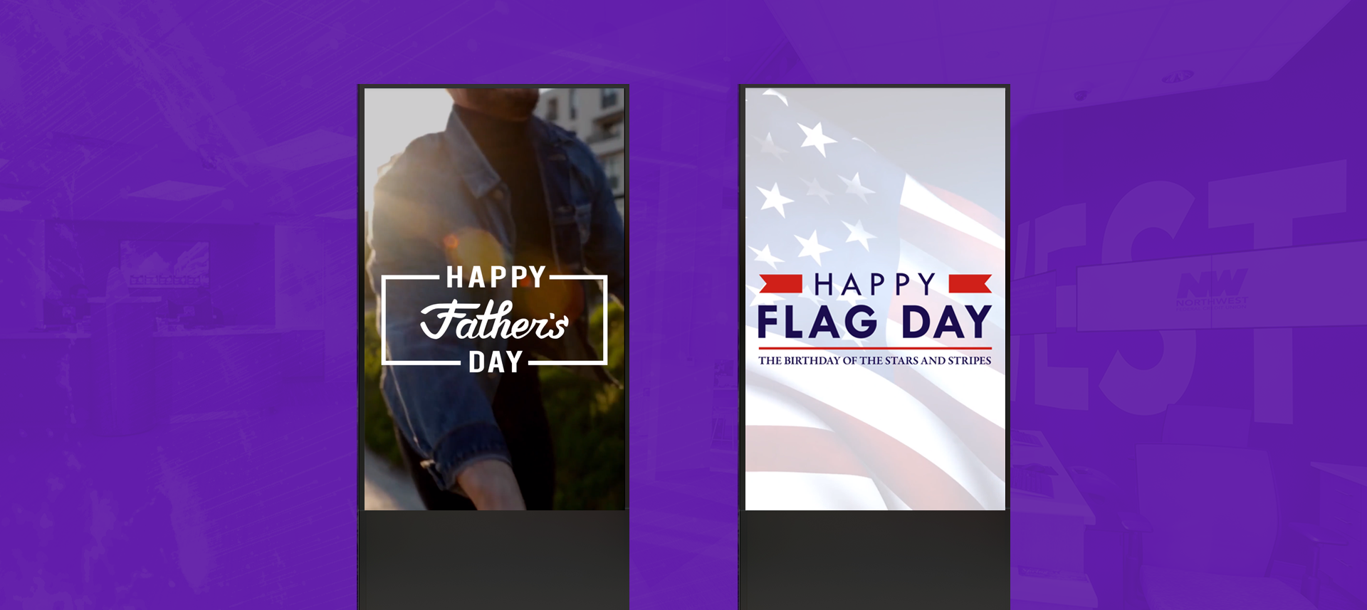 Free Digital Signage Content: June Holidays