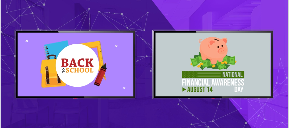Free Digital Signage Content: August Holidays
