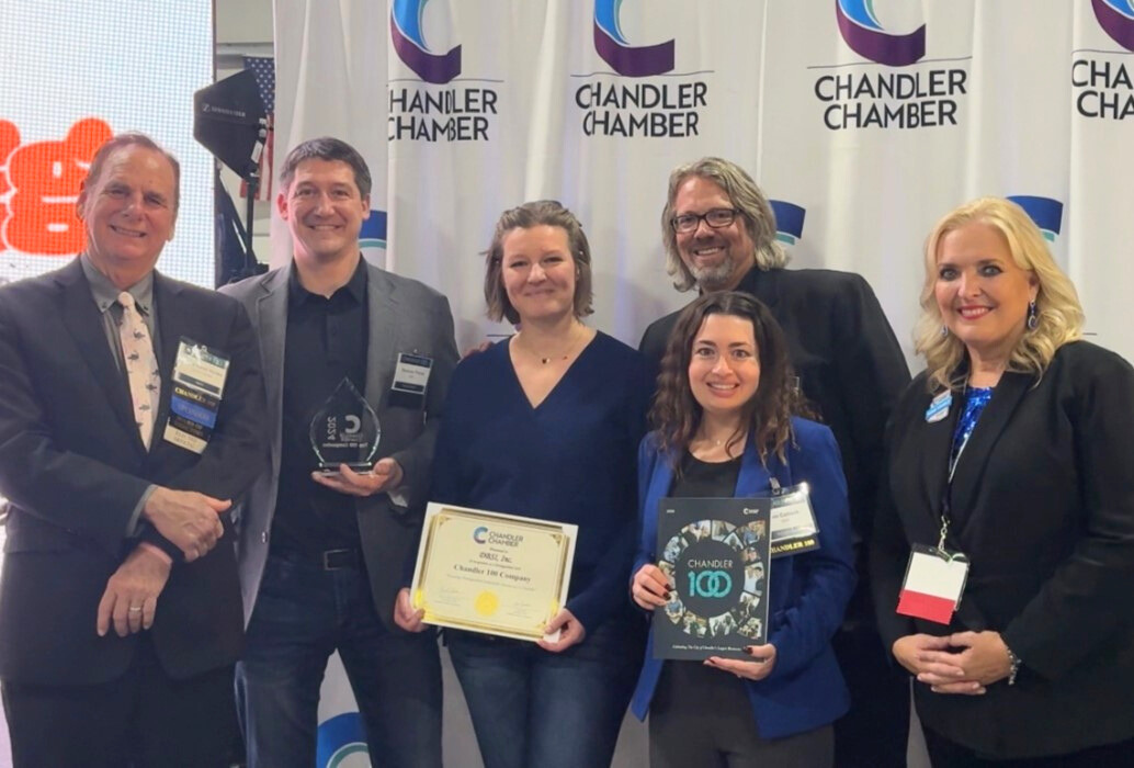 DBSI Team Accepts Chandler 100 Award