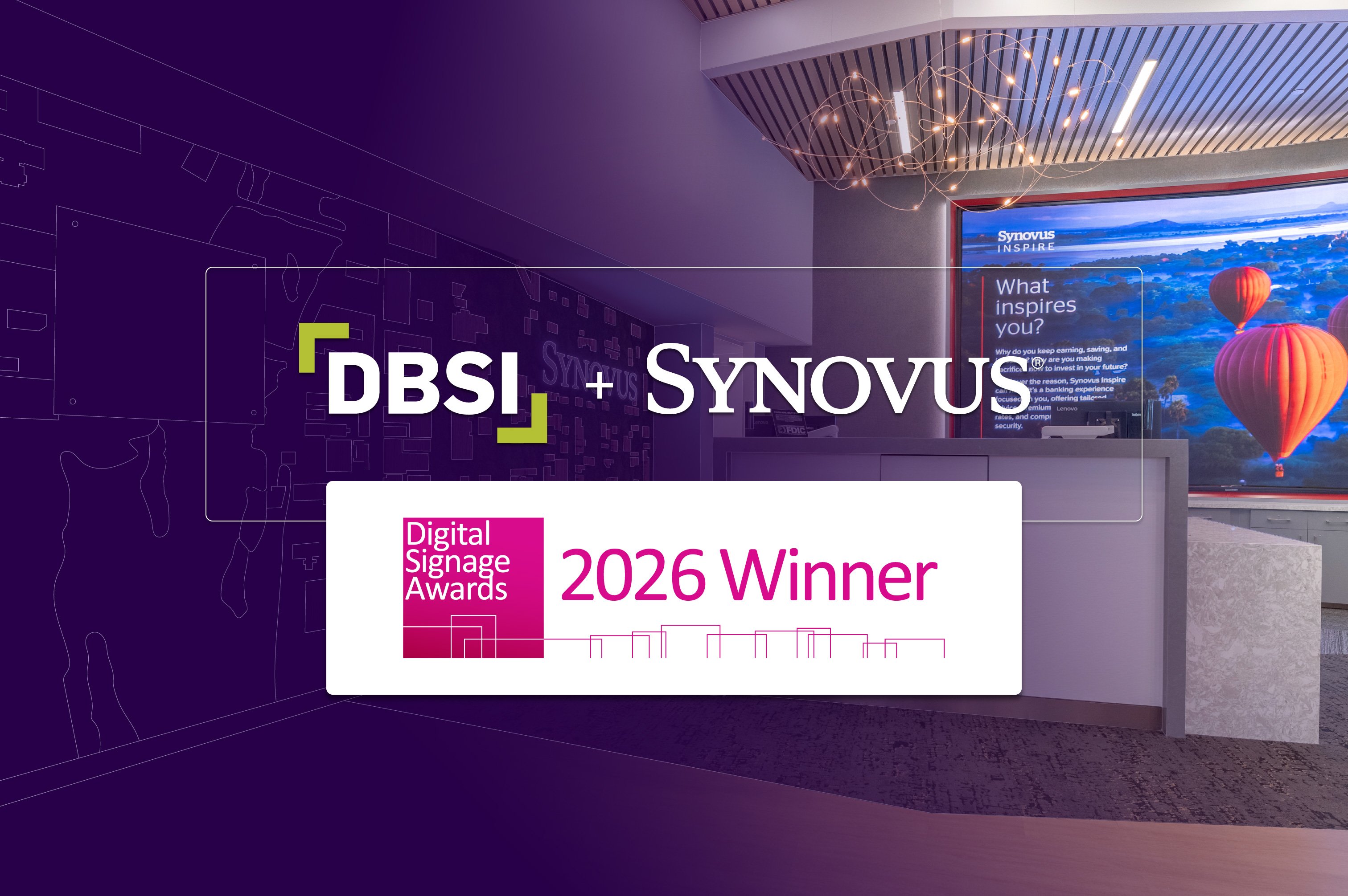 Synovus Place Wins 2026 Global Digital Signage Award for Omni-Channel Design and Execution