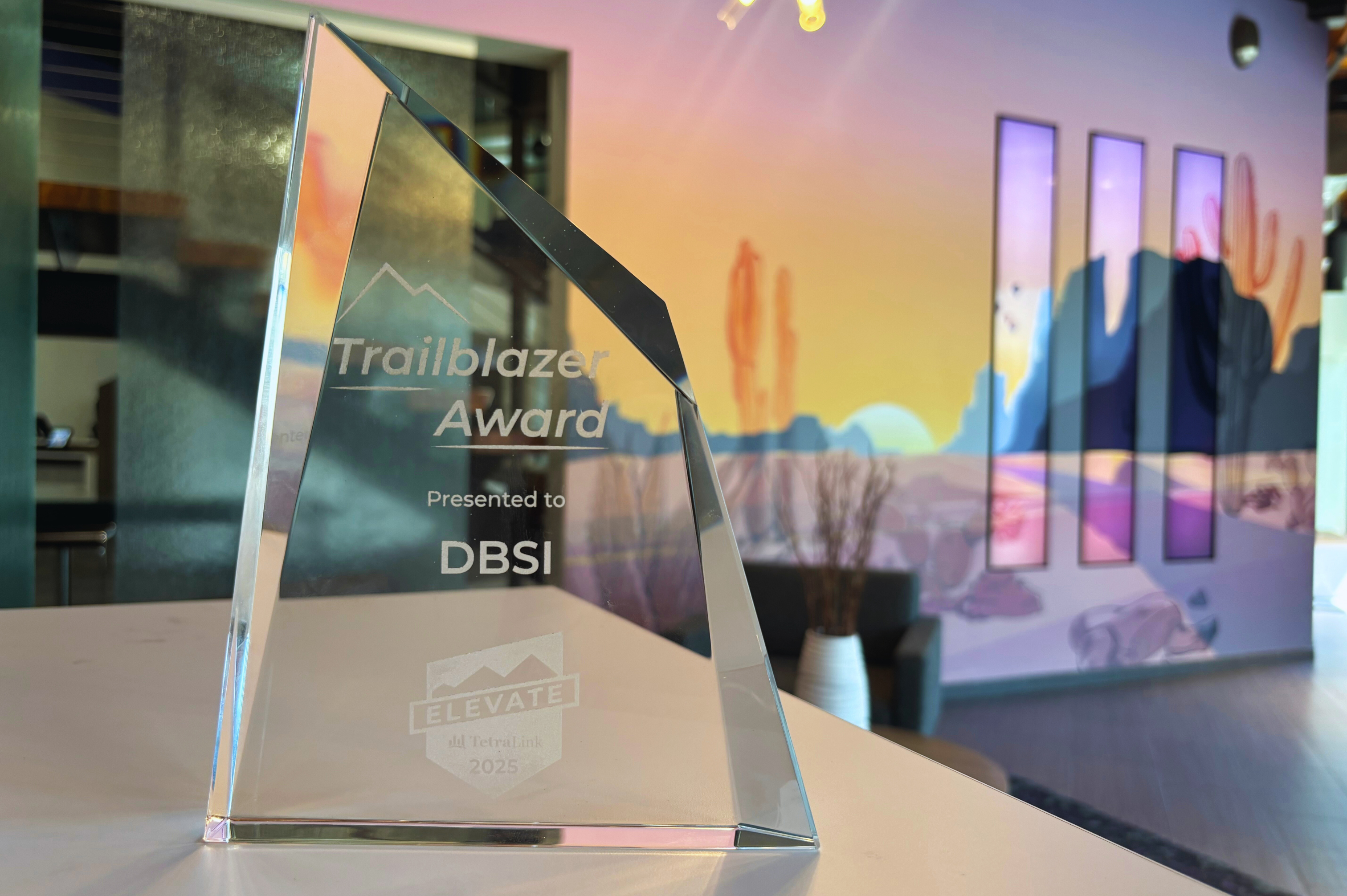 DBSI Wins TetraLink's 2025 Trailblazer Award